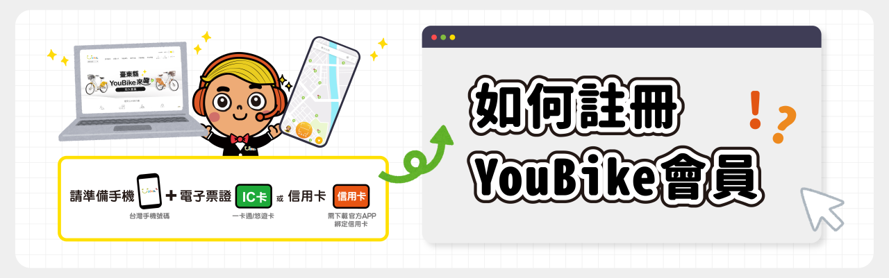 YouBike主廣告圖片-如何註冊會員