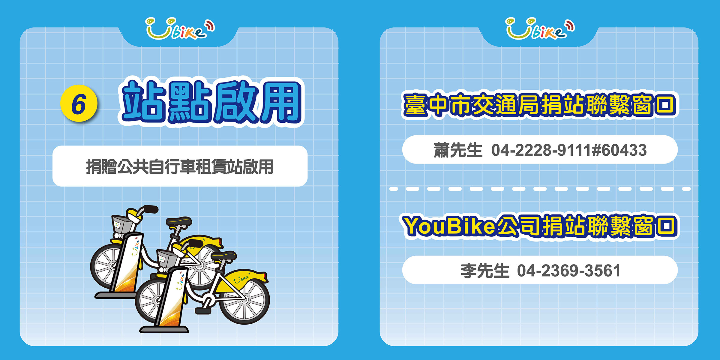 站點啟用、聯繫窗口